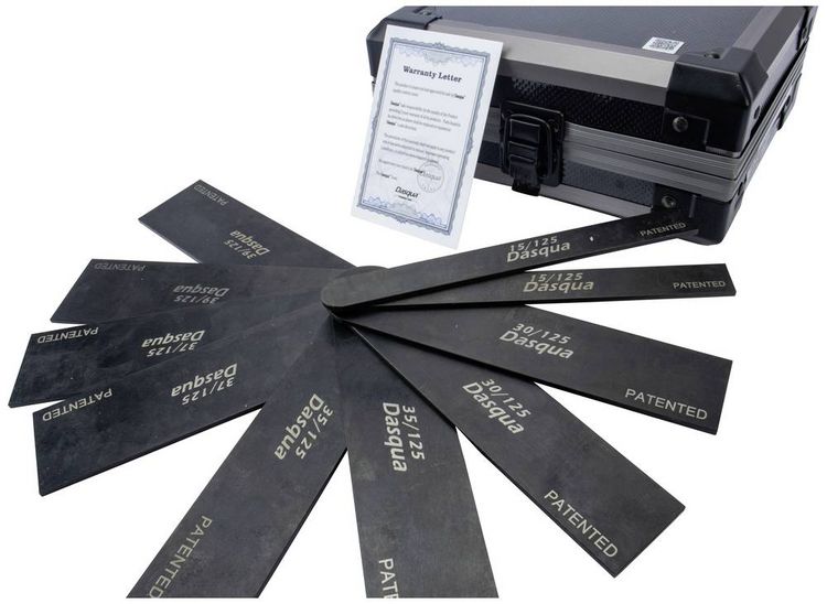 Produktbild: Dasqua 1801-0110-A Premium-Magnet-Parallel-Set mit Griff Produktabmessung, L&auml;nge: 125mm