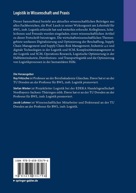 Produktbild: Logistik in Wissenschaft und Praxis