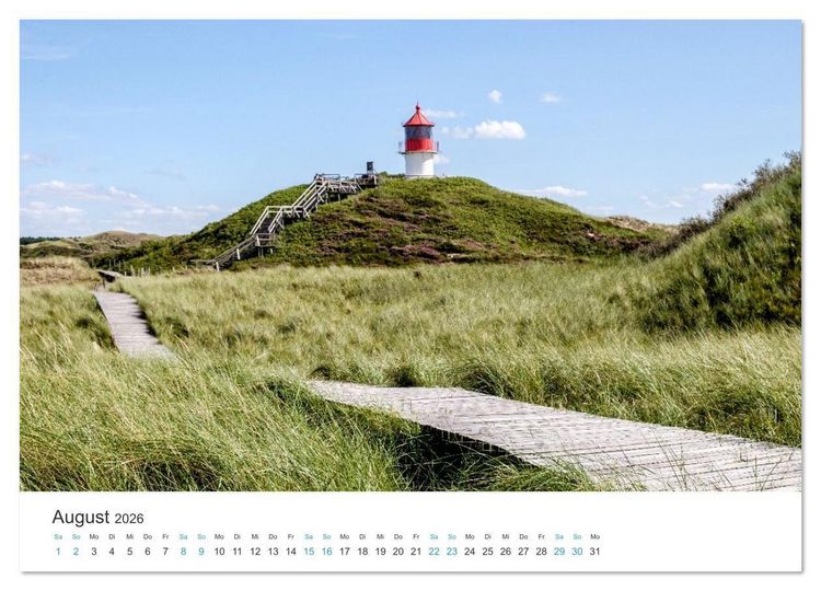 Produktbild: Amrum: Natur und Freiheit (hochwertiger Premium Wandkalender 2026 DIN A2 quer), Kunstdruck in Hochglanz
