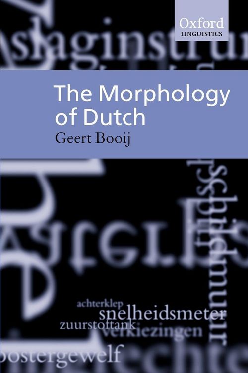 Produktbild: The Morphology of Dutch