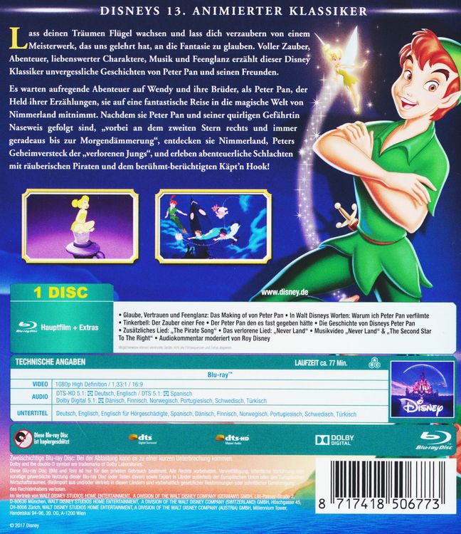 Produktbild: Peter Pan - Disney Classics