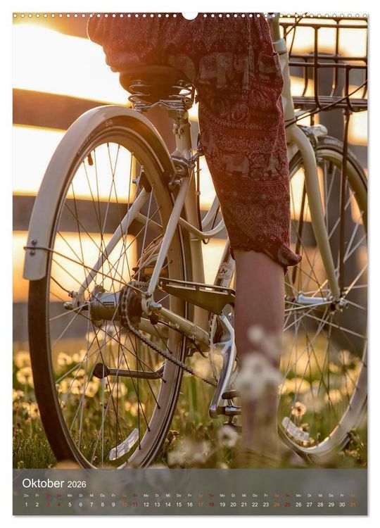 Produktbild: Fahrradfahren (hochwertiger Premium Wandkalender 2026 DIN A2 hoch), Kunstdruck in Hochglanz