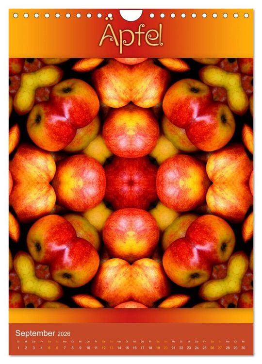 Produktbild: Kulinarische Mandalas (Wandkalender 2026 DIN A4 hoch), CALVENDO Monatskalender