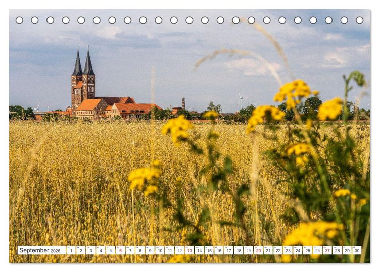 Produktbild: Deutsche Bundesl&auml;nder - Sachsen-Anhalt (Tischkalender 2026 DIN A5 quer), CALVENDO Monatskalender