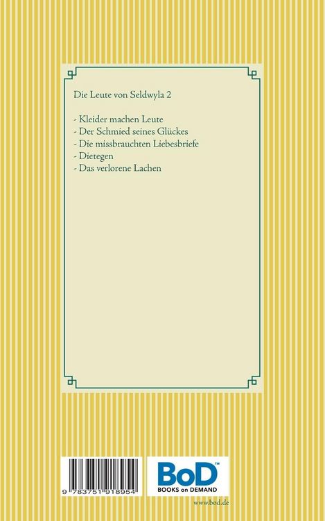 Produktbild: Die Leute von Seldwyla 2