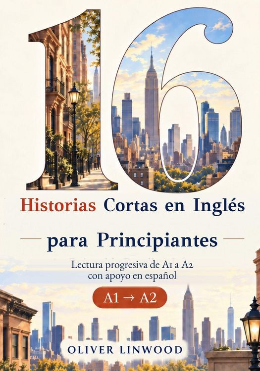 Produktbild: 16 historias cortas en ingl&eacute;s para principiantes
