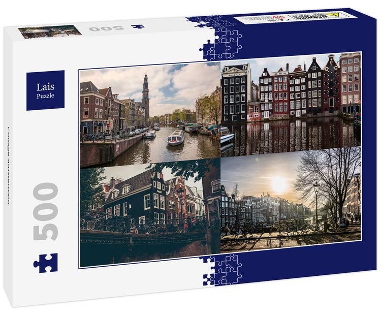 Produktbild: Lais Puzzle Collage Amsterdam 500 Teile