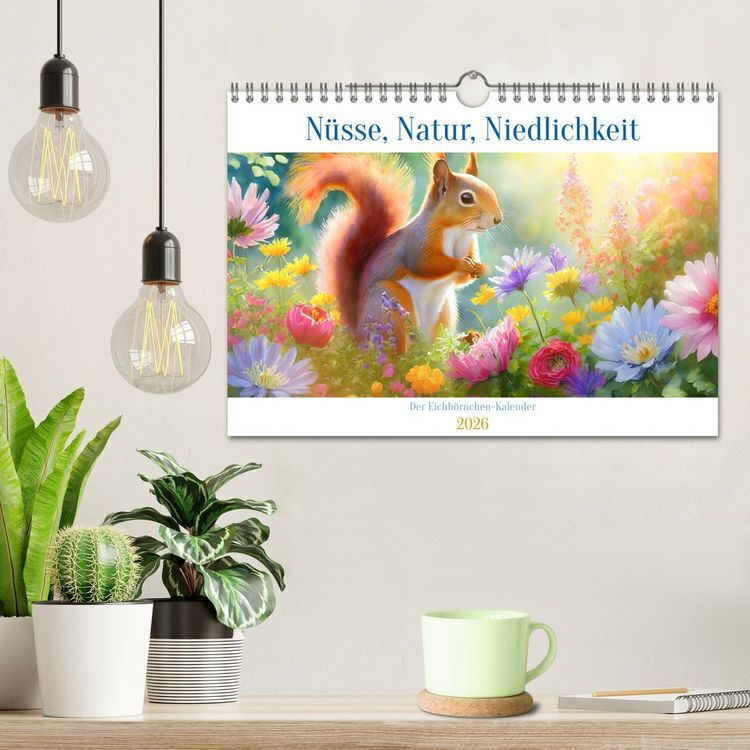 Produktbild: Der Eichh&ouml;rnchen-Kalender (Wandkalender 2026 DIN A4 quer), CALVENDO Monatskalender