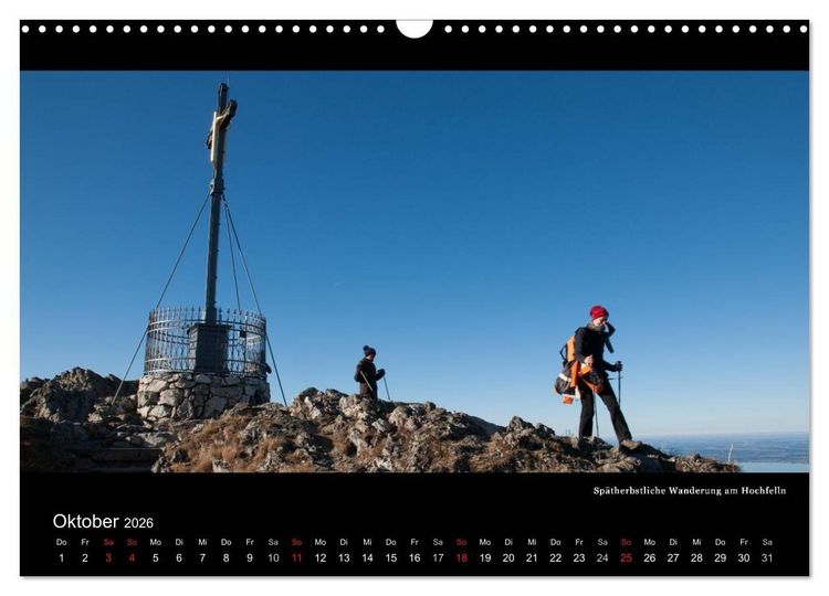 Produktbild: Unterwegs auf dem Maximiliansweg (Wandkalender 2026 DIN A3 quer), CALVENDO Monatskalender
