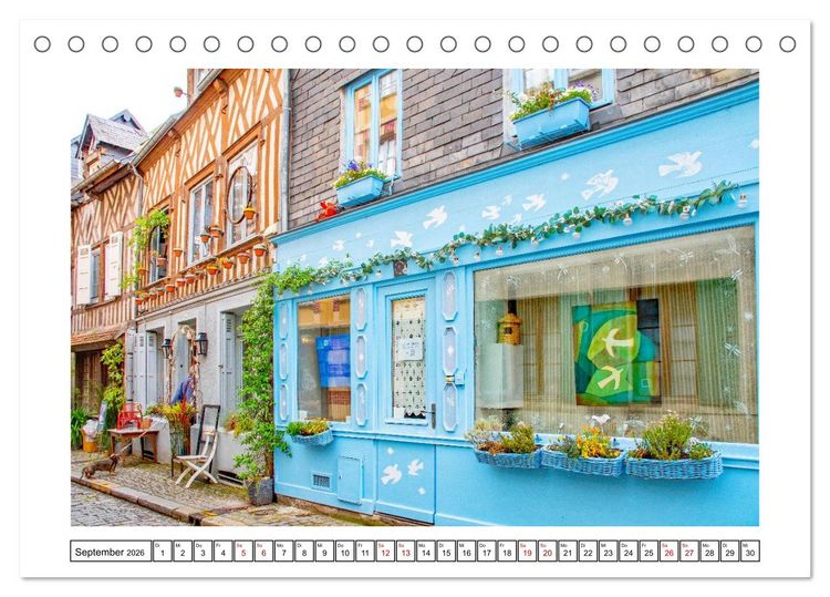 Produktbild: Normandie - Frankreichs wundersch&ouml;ner Norden (Tischkalender 2026 DIN A5 quer), CALVENDO Monatskalender
