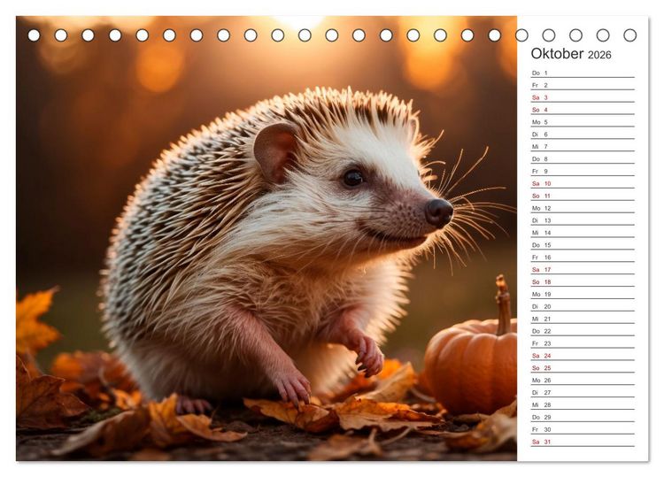 Produktbild: Stachelstars (Tischkalender 2026 DIN A5 quer), CALVENDO Monatskalender