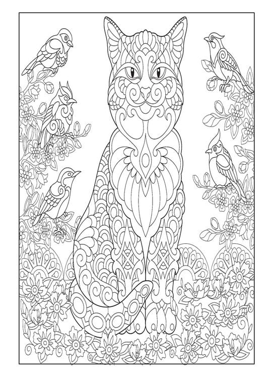 Produktbild: Mandala Malbuch Katzen f&uuml;r Kinder ab 8 Jahren, Teenager und Erwachsene mit 50 sch&ouml;nen Ausmalmotiven