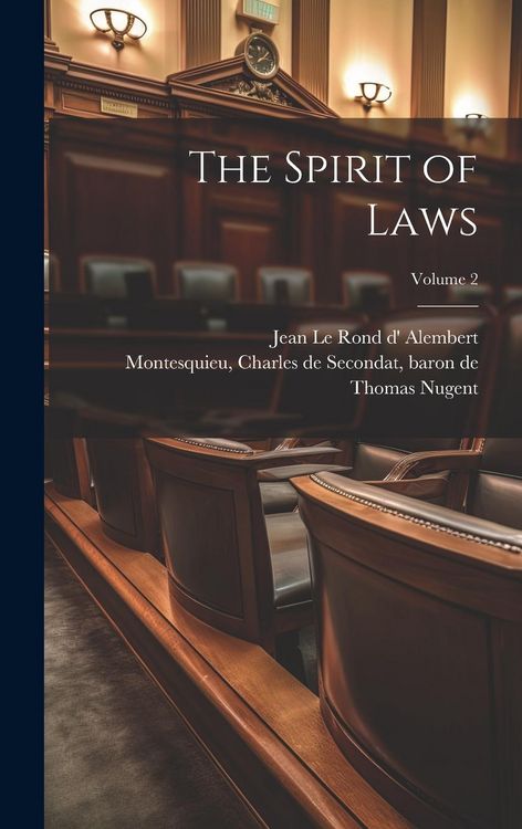 Produktbild: The Spirit of Laws; Volume 2