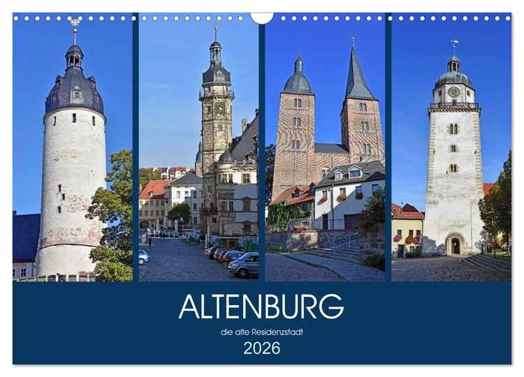 Produktbild: ALTENBURG, die alte Residenzstadt (Wandkalender 2026 DIN A3 quer), CALVENDO Monatskalender