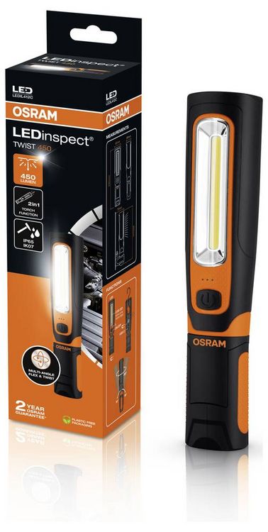 Produktbild: Osram Automotive LEDIL412C LEDInspect TWIST450 LED Arbeitsleuchte akkubetrieben 450lm