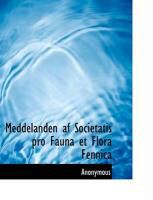 Produktbild: Meddelanden AF Societatis Pro Fauna Et Flora Fennica