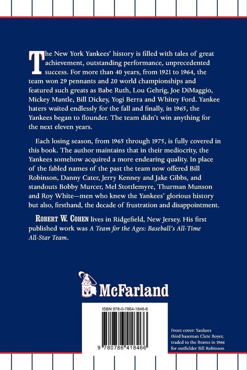 Produktbild: The Lean Years of the Yankees, 1965-1975