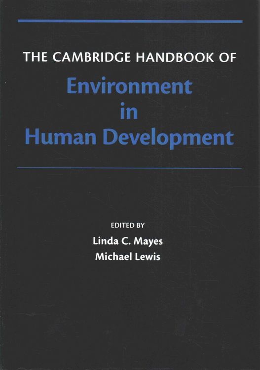 Produktbild: The Cambridge Handbook of Environment in Human Development