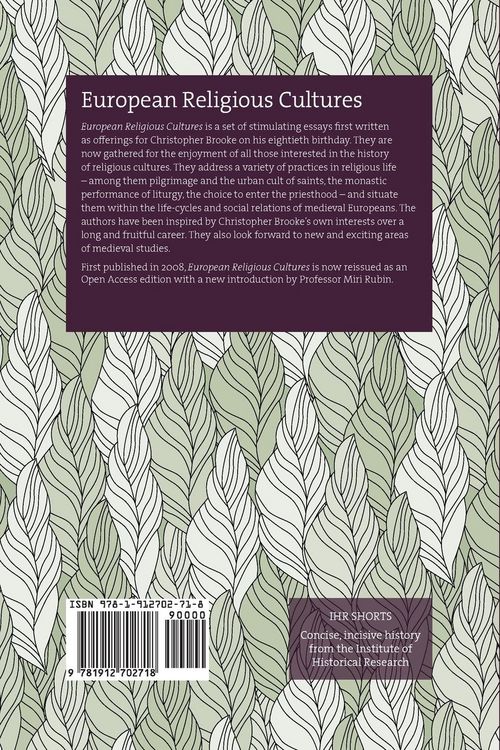Produktbild: European Religious Cultures