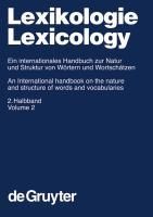 Produktbild: Lexikologie / Lexicology. 2. Halbband