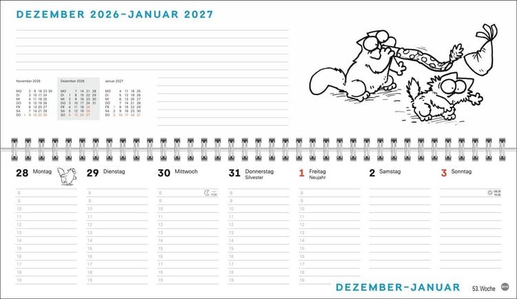 Produktbild: Simons Katze B&uuml;roplaner 2027