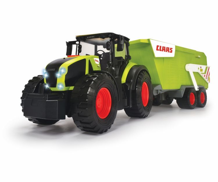 Produktbild: Dickie Toys Claas Farm Tractor & Trailer Fertigmodell Landwirtschafts Modell