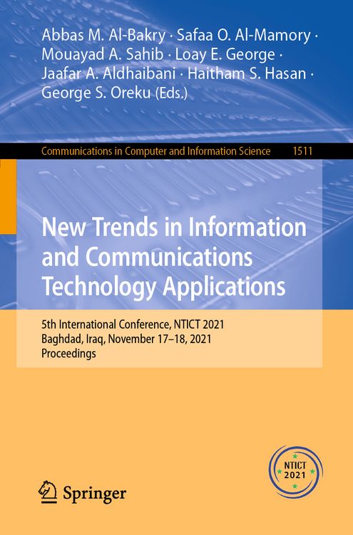 Produktbild: New Trends in Information and Communications Technology Applications