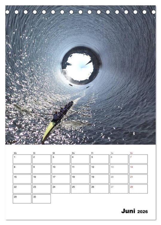 Produktbild: The tiny world of HAMBURG (Tischkalender 2026 DIN A5 hoch), CALVENDO Monatskalender