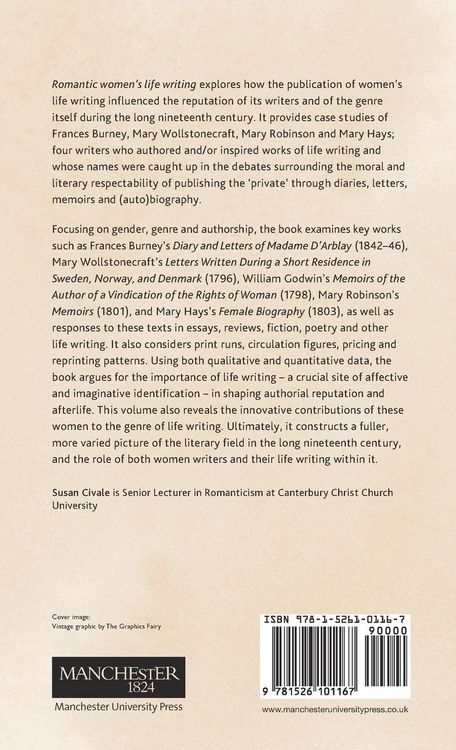 Produktbild: Romantic women's life writing