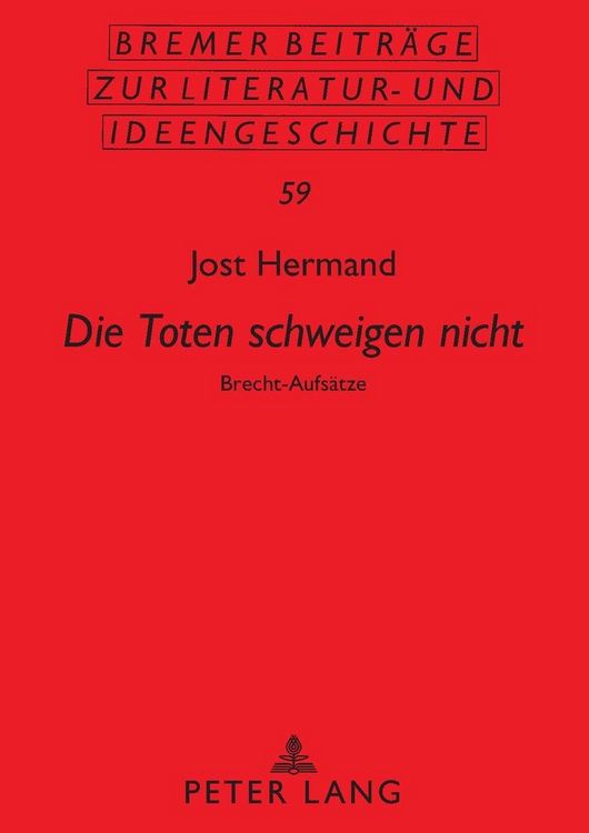 Produktbild: &laquo;Die Toten schweigen nicht&raquo;
