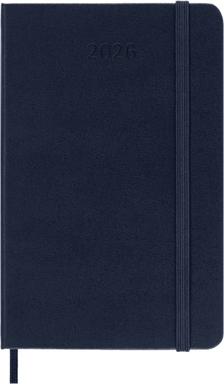 Produktbild: Moleskine 12 Monate Wochen Notizk. 26 A6 1W=1S Geb Saphir