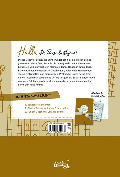 Produktbild: GuideMe Reisetagebuch Travel Memories „Meine Reisen“
