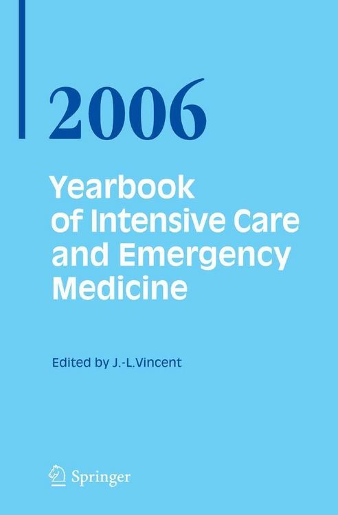 Produktbild: Yearbook of Intensive Care and Emergency Medicine 2006