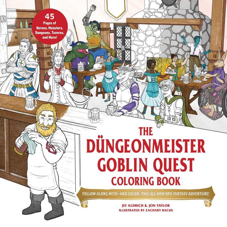 Produktbild: The Dungeonmeister Goblin Quest Coloring Book