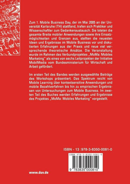 Produktbild: Perspektiven des Mobile Business