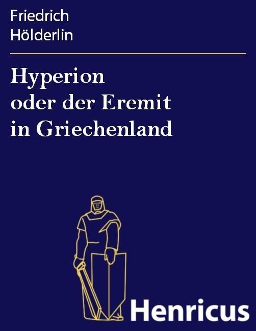 Produktbild: Hyperion oder der Eremit in Griechenland