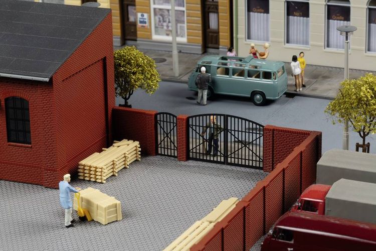 Produktbild: Auhagen 41681 H0 Einfriedung Bausatz