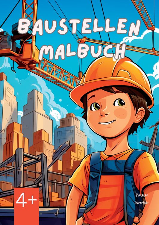 Produktbild: Baustellen Malbuch