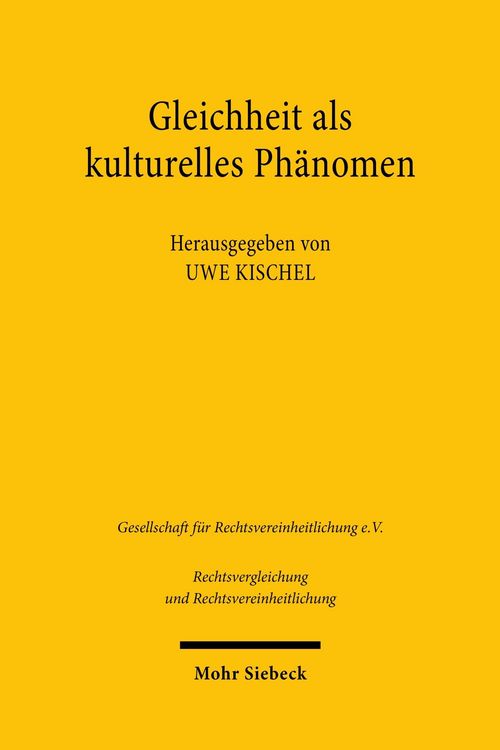 Produktbild: Gleichheit als kulturelles Ph&auml;nomen