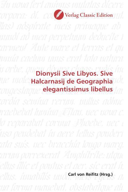 Produktbild: Dionysii Sive Libyos. Sive Halcarnasij de Geographia elegantissimus libellus
