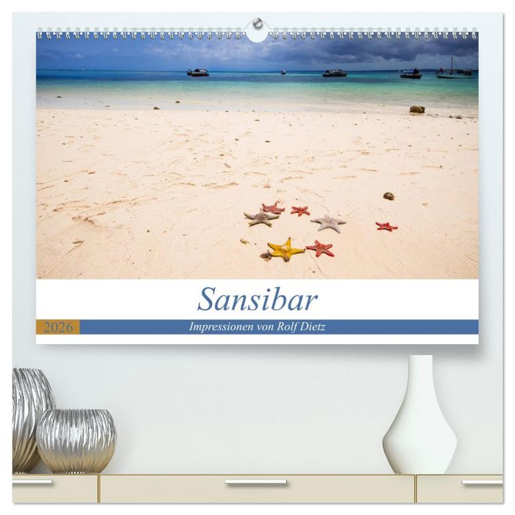 Produktbild: Sansibar - Impressionen von Rolf Dietz (hochwertiger Premium Wandkalender 2026 DIN A2 quer), Kunstdruck in Hochglanz