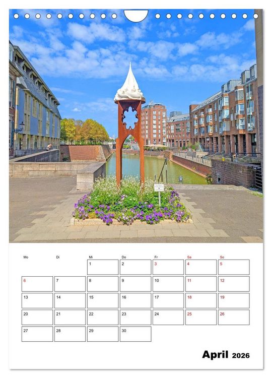 Produktbild: K&ouml;ln und D&uuml;sseldorf - Stadtmomente am Rhein (Wandkalender 2026 DIN A4 hoch), CALVENDO Monatskalender