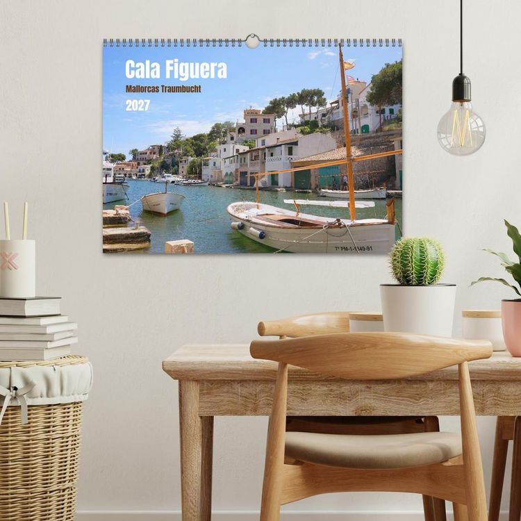 Produktbild: Cala Figuera - Mallorcas Traumbucht (Wandkalender 2027 DIN A3 quer), CALVENDO Monatskalender