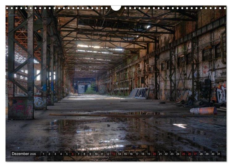 Produktbild: Lost Places in Deutschland 2026 (Wandkalender 2026 DIN A3 quer), CALVENDO Monatskalender