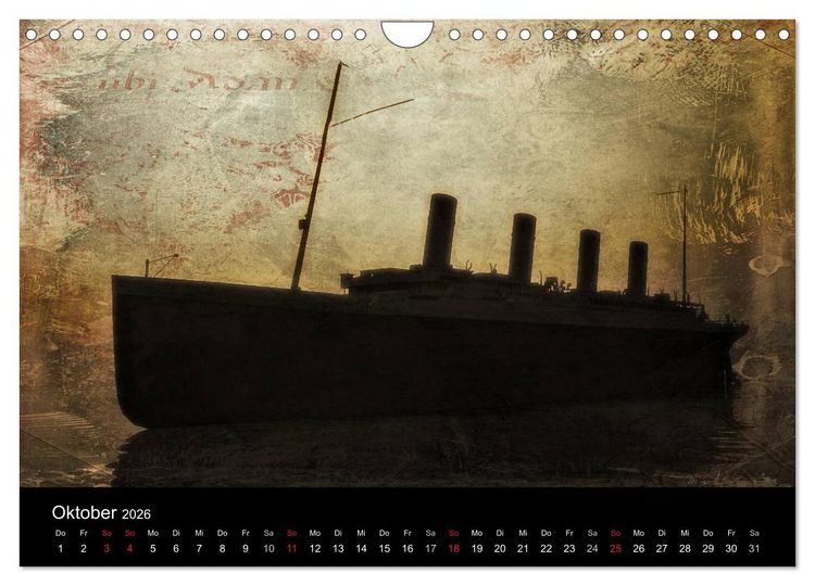 Produktbild: Mystic Ships (Wandkalender 2026 DIN A4 quer), CALVENDO Monatskalender