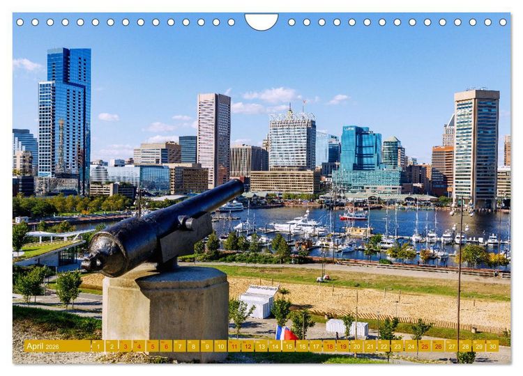 Produktbild: Baltimore. Maritimer Charme an der Ostk&uuml;ste der USA (Wandkalender 2026 DIN A4 quer), CALVENDO Monatskalender