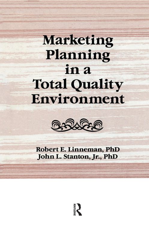 Produktbild: Marketing Planning in a Total Quality Environment