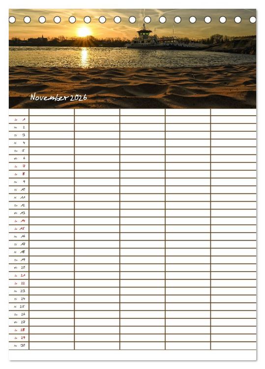 Produktbild: Rhein-Kreis Neuss - Der Familienkalender (Tischkalender 2026 DIN A5 hoch), CALVENDO Monatskalender