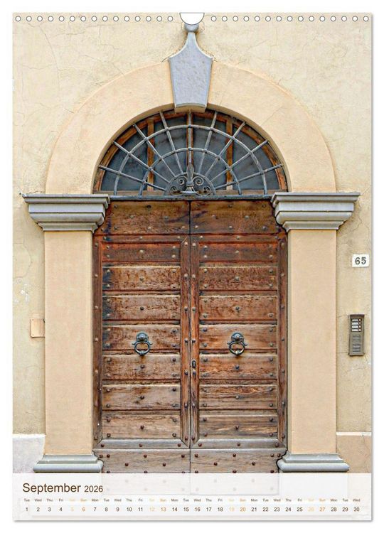 Produktbild: Umbrian Doorways (Wall Calendar 2026 DIN A3 portrait), CALVENDO 12 Month Wall Calendar