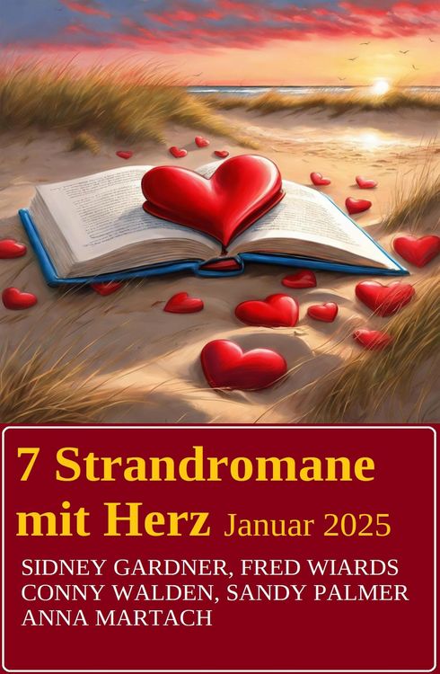 Produktbild: 7 Strandromane mit Herz Januar 2025